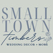 AIDEN & SARAH WEDDING WELCOME SIGN - Small Town Timbers