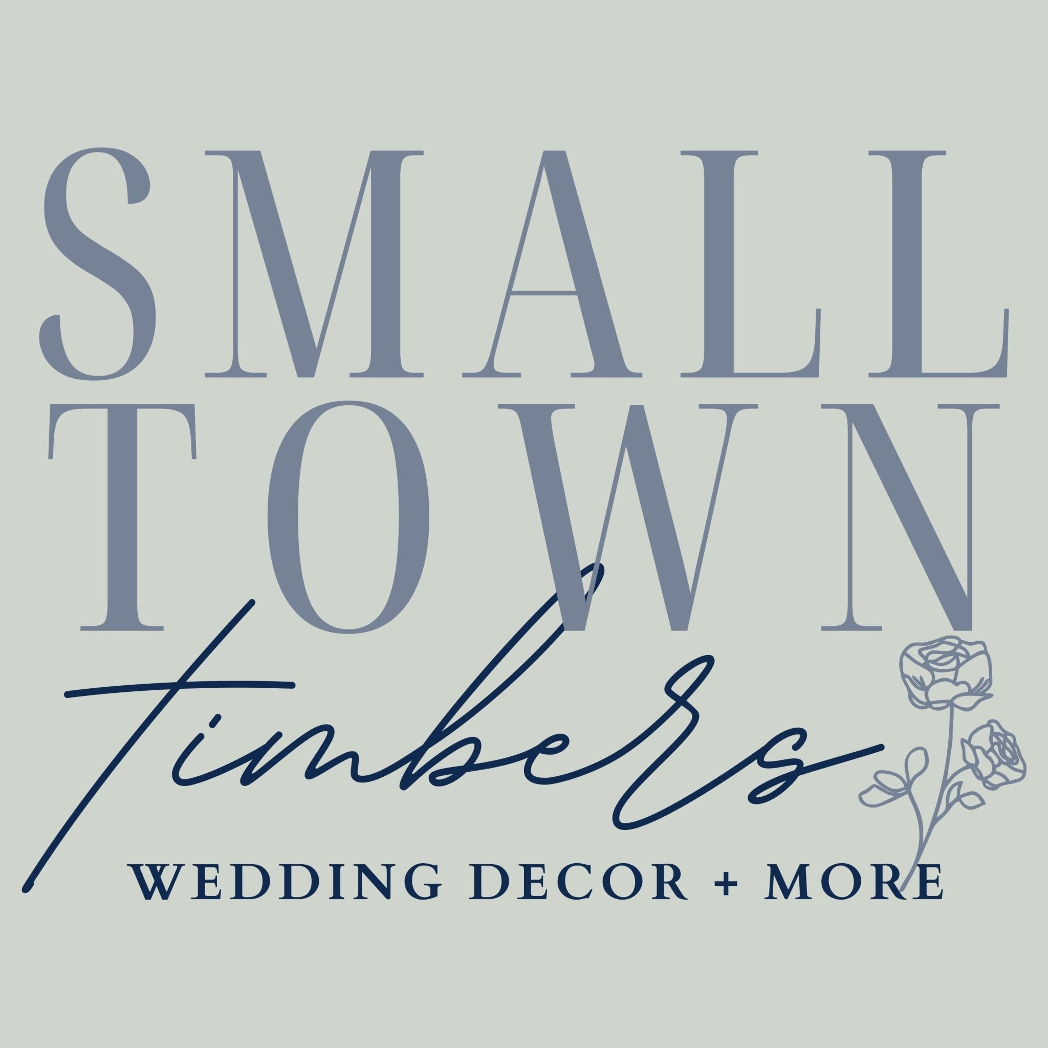 AIDEN & SARAH WEDDING WELCOME SIGN - Small Town Timbers