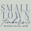 AIDEN & SARAH WEDDING WELCOME SIGN - Small Town Timbers