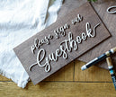 JOESPH & HAILEY WEDDING GUEST BOOK SIGN - Small Town Timbers