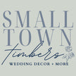 MADISON + BRANDON WEDDING WELCOME SIGN - Small Town Timbers