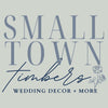RANDALL + JESSICA WEDDING WELCOME SIGN - Small Town Timbers