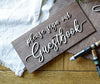 THE CARTERS WEDDING GUEST BOOK SIGN - Small Town Timbers