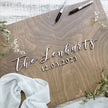 THE LENHARTS WEDDING GUEST BOOK SIGN - Small Town Timbers