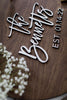 WEDDING GUEST BOOK ALTERNITIVE | WOODEN 3D GUESTBOOK SIGN | THE BENNETTS - Small Town Timbers